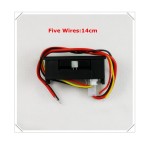 Digital Voltmeter - Ammeter, 100 V 10 A, red - green display, shunt included